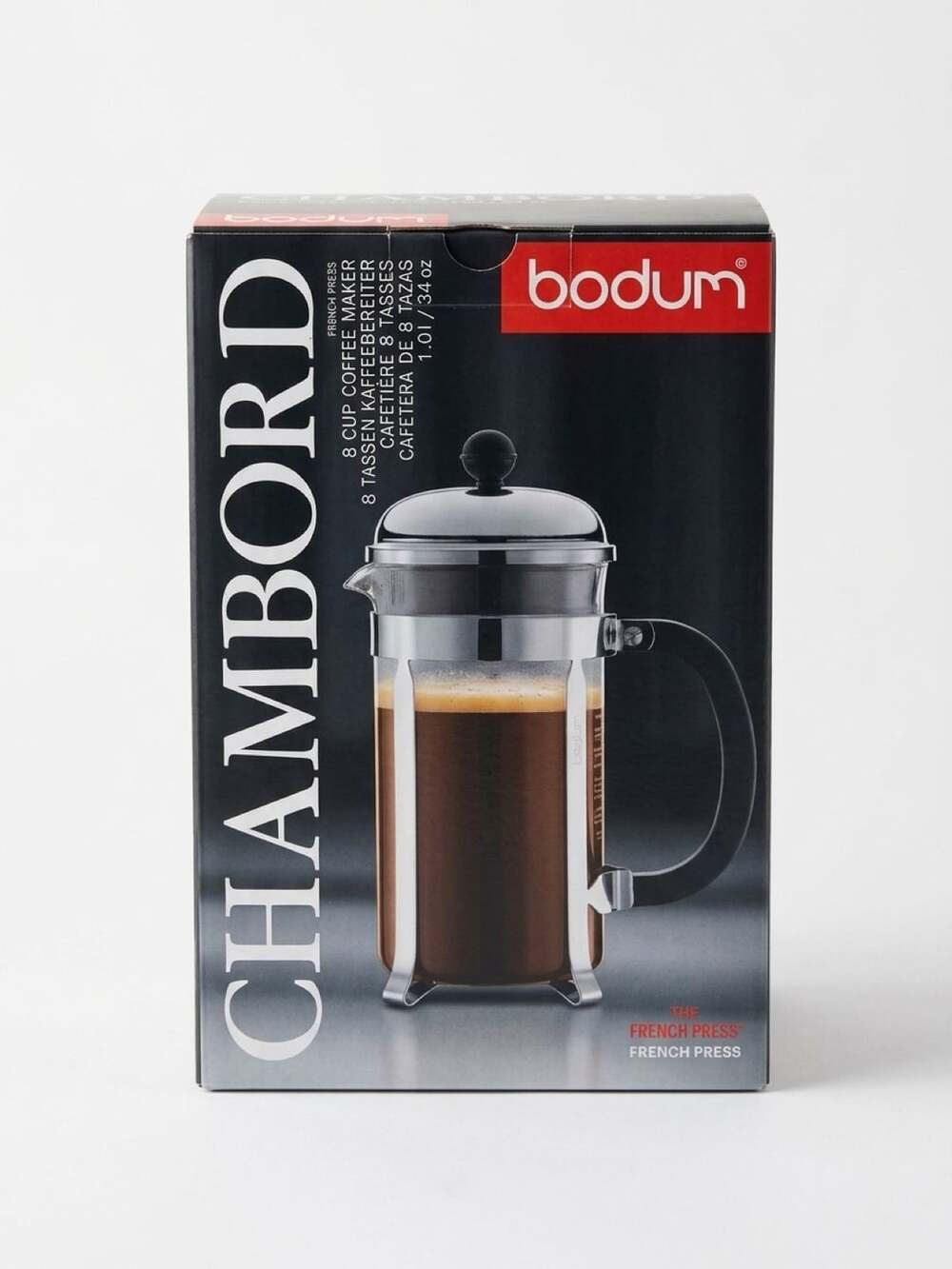 Bodum Chambord French Press Coffee Maker Size 8 Cup 34 oz